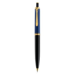 Pelikan R400 Black & Blue Ball Point with Gold Trim