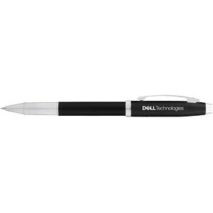 Sheaffer® 100 Matte Black Rollerball Pen With Nickel Plated Trims