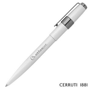 Cerruti 1881® Block Brushed Rollerball Pen - Chrome