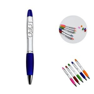 Two-In-One Fluorescent Ballpoint Pen
