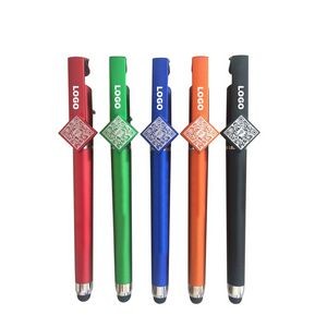 3 in 1 Ballpoint Pen / Pen Stand / Stylus Pen / QR Pen