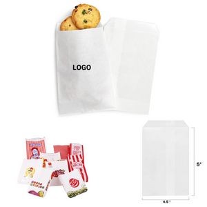 Waxed Fried Food Paper Treat Bags
