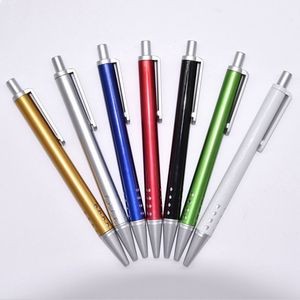 Plastic Ballpoint Pen w/Hole