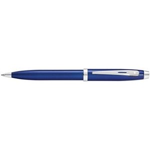 Sheaffer 100 Glossy Blue Lacquer with Chrome Trim Ball point