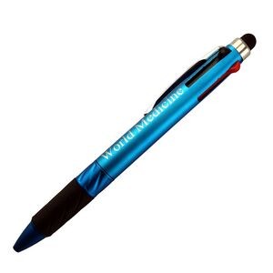 Custom Ballpoint Pen w/ 4 Ink Colors