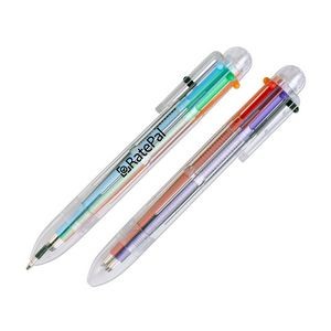 Six Color Pen w/Clear Tube