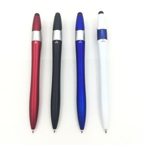 4-in-1 Stylus Twister pen with 3 Color inks Black, Blue and Red