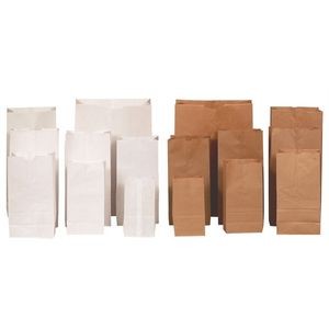 #12 Grocery Bag, Natural Kraft Heavy Weight, Blank - 7.0625" x 4½" x 13¾"