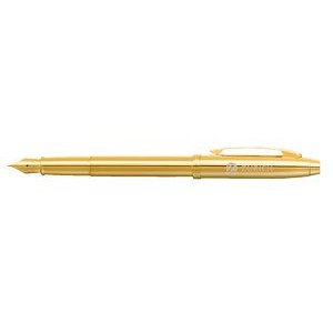 Sheaffer® 100 PVD Gold Fountain Pen With PVD Gold Trims