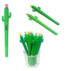 Cartoon Soft Glue Cactus Ballpoint Pen