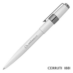 Cerruti 1881® Block Brushed Ballpoint Pen - Chrome