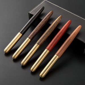 The Hemmingway Handmade Wood & Brass Fountain Pen Complete Collection - Pack of 5