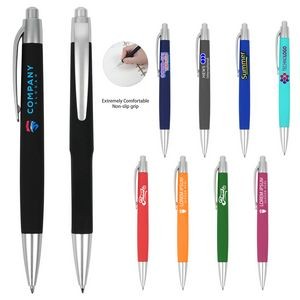 1.0mm Midpoint Comfort Grip Ballpoint Pen With Black/Blue Ink