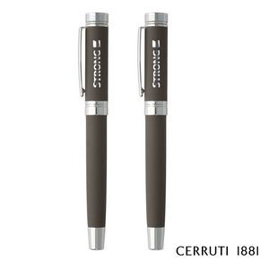 Cerruti 1881® Zoom Rollerball & Fountain Pen Gift Set - Taupe