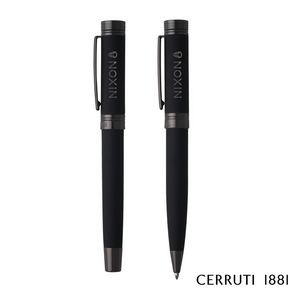 Cerruti 1881® Zoom Ballpoint & Fountain Pen Gift Set - Black