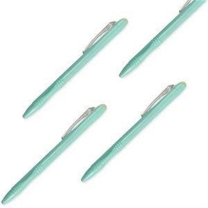 Classic Solid Color Click Ball Pen With Erasable Ink