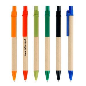 Eco-Friendly Kraft Paper Ballpoint Pen