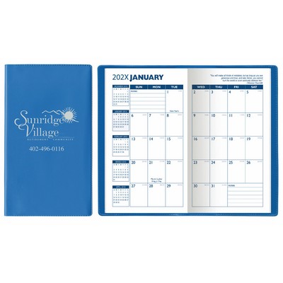 Standard Vinyl Monthly Pocket Planner