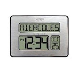 La Crosse® Technology Atomic Digital Wall Clock (Metal)