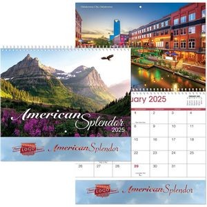 American Splendor Spiral Wall Calendar