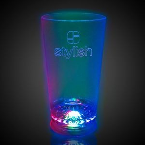 16 Oz. Laser Engraved Multi-Color Light-Up Pint Glass