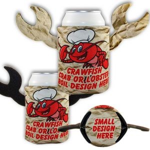 Crazy Frio� Crawfish Double Claw Beverage Holder (4CP/ Dye Sublimation)