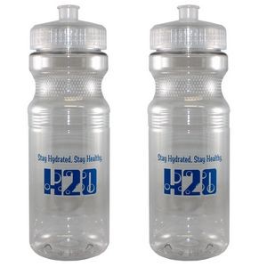 24 Oz. Translucent Bottle w/Push-Pull Lid