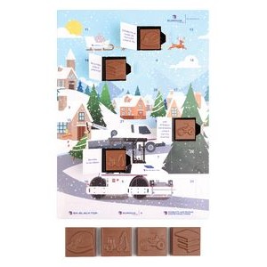 Advent Calendar A4 SB - Customized Belgian Chocolate (24 Pcs)