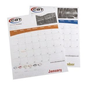 12 Month Large Wall Calendar (Padded)