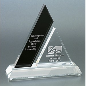 Ebony Mezzo Optical Crystal Award