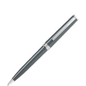 Montblanc Pix Gray Ball Point With Platinum Attachments