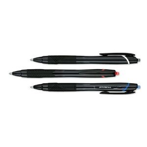 Uni-Ball JetStream Sport Retractable Ball Point Pen w/ Textured Grip WITH BLACK,BLUE,RED INK