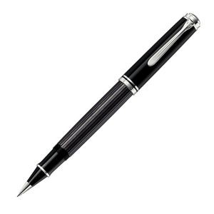 Pelikan R805 Stressman Anthracite Striped Rollerball with Silver Trim