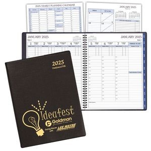 Time Management Planner w/ Continental Vinyl Cover