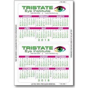 Kwik-Stik Year-at-a-Glance Full-Color Laptop Calendar