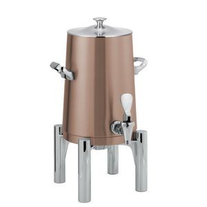 Round Flame Free™ 1.5 Gallon Thermo-Urn™ w/Classic Lid (Rose Gold)
