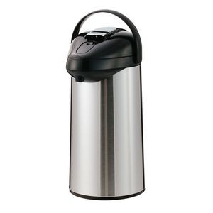3.75 Liter SteelVac™ Stainless Steel Lined Airpot w/Lever Pump Lid (Brushed Stainless)