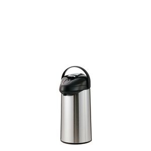 2.2 Liter SteelVac™ Glass Lined Airpot w/Level Pump Lid (Brushed Stainless)