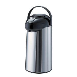 2.5 Liter SteelVac™ Stainless Steel Lined Airpot w/Push Pump Lid (Brushed Stainless)