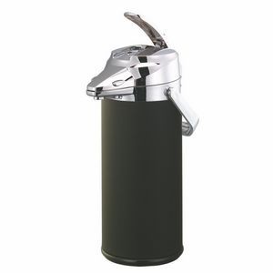 2.2 Liter Signa-Air Black Powder Coated Vacuum Lined Airpot w/Chrome Lid