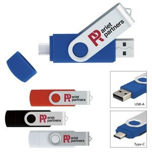 8 GB On The Go USB 2.0 Flash Drive - Type C