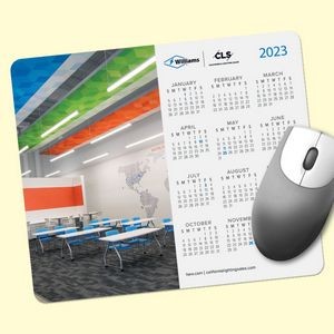 Vynex® DuraTec® 8"x9.5"x1/16" Hard Surface Calendar MousePad