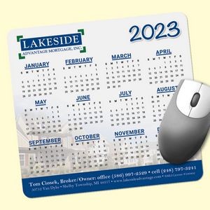 Vynex® DuraTec® 7.5"x8"x1/8" Hard Surface Calendar Mouse Pad