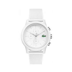 Lacoste� L.12.12. Gents TR90 White Watch w/Silicone Strap