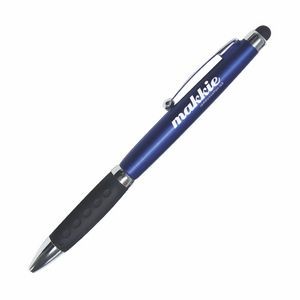 Hamner PDA Metal Twist Action Ballpoint Pen w/Soft Stylus (Stock 3-5 Days)
