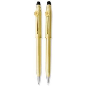Cross Gold Filled Pen and Pencil Set w/Presentation Box