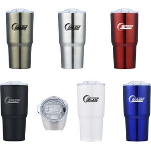 20oz. Stainless Steel Double Wall Tumbler with Lid ( Blank Special at $6.99net/pc 72pcs min.)