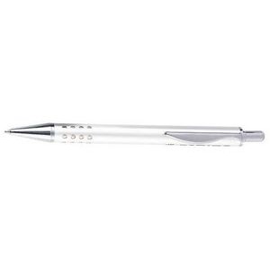 Satin Silver Metal Ballpoint Pen