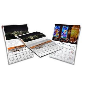 12" x 12"- 32 page - Custom Color Wall Calendar - 28 Pages - 100lb. Gloss Text