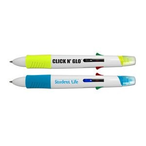Liqui-Mark� Click N' Glo� 5-in-1 Highlighter & 4-Color Pen Combo